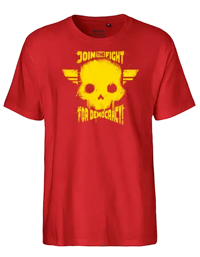 hell, diver Democracy - game - Fairtrade T-Shirt