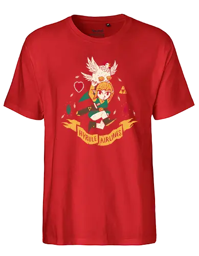  Airlines - huhn, chick, chicken, fliegen, fly, Princess, Hero of Time - Fairtrade T-Shirt