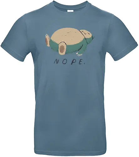 Nope. - nope, snore, sleep, relax, pocket, monster, schlaf, schlafen - Standard T-Shirt
