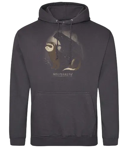 nosferretu - nosferatu, vampir, ferret, frettchen, cute, romania, rumänien, dracula, vampire - Standard Hoodie