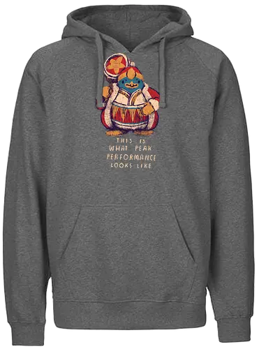 Pk Performance - penguin, könig, king, Dedede, videogames - Fairtrade Hoodie