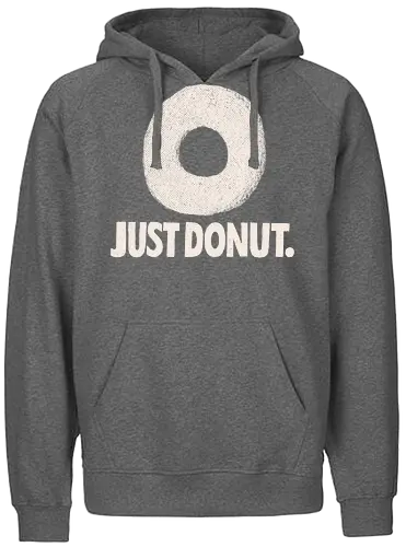 Just Donut - donut, just do it, mashup, Statement, doughnut - Fairtrade Hoodie