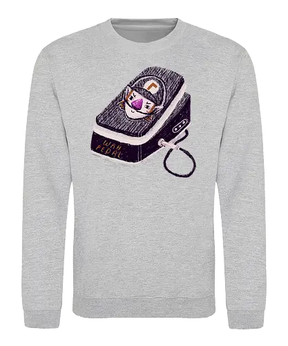 Wah Pedal - mario, luigi, Rival, Wah, gaming, videogames, retrogames - Sweatshirt