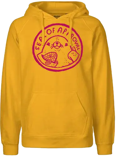 Seal of approval - seehund, Approval, good, okay, fun, joke, Witz, pun, seal - Fairtrade Hoodie