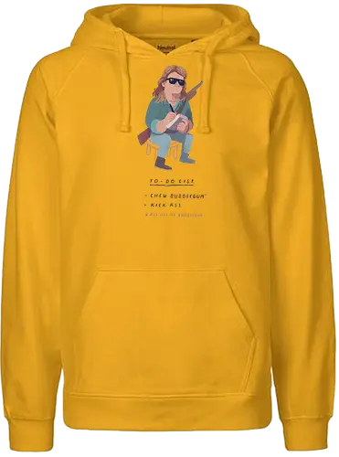 They live to-do list - Roddy piper, they live, Carpenter, action, horror, Bubblegum - Fairtrade Hoodie