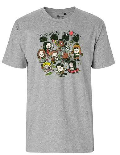 Let's catch Fireflies - firefly, cute, serenity, serie, mashup, parody, parodie - Fairtrade T-Shirt