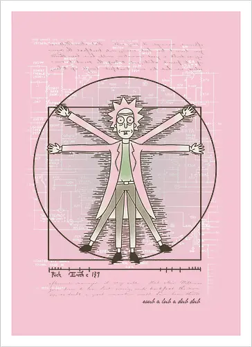Vitruvian Rick