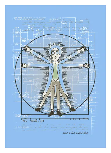 Vitruvian Rick