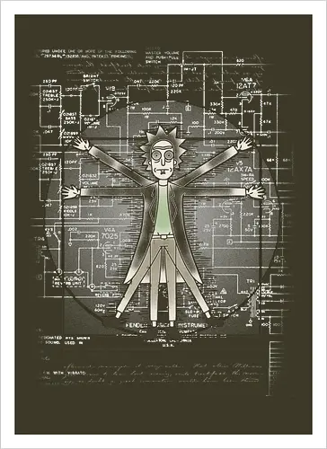 Vitruvian Rick