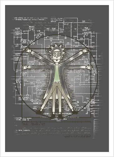 Vitruvian Rick