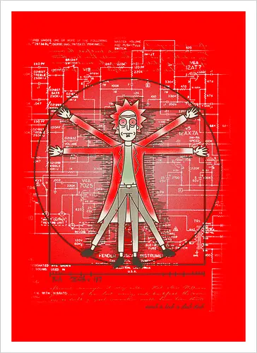 Vitruvian Rick