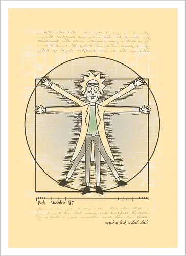 Vitruvian Rick