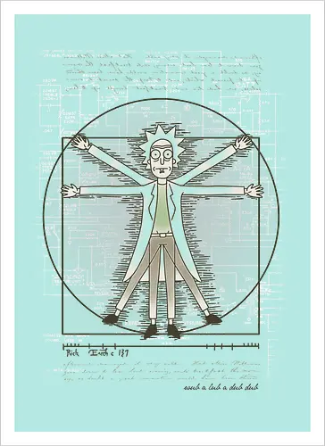 Vitruvian Rick