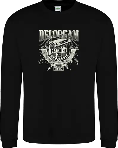 Outtatime - timetravel, time machine, zukunft, delorn - Sweatshirt