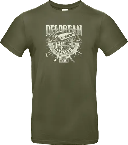 Outtatime - timetravel, time machine, zukunft, delorn - Standard T-Shirt