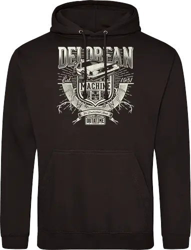 Outtatime - timetravel, time machine, zukunft, delorn - Standard Hoodie