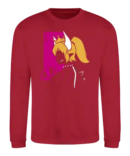 Queen of s - bowsette, gaming, meme, girl, manga - Sweatshirt