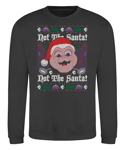 Not the Santa! - dino, dinosaur, tv, series, weihnachten, christmas, Ugly christmas swter - Sweatshirt
