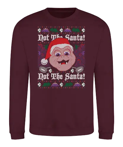 Not the Santa! - dino, dinosaur, tv, series, weihnachten, christmas, Ugly christmas swter - Sweatshirt