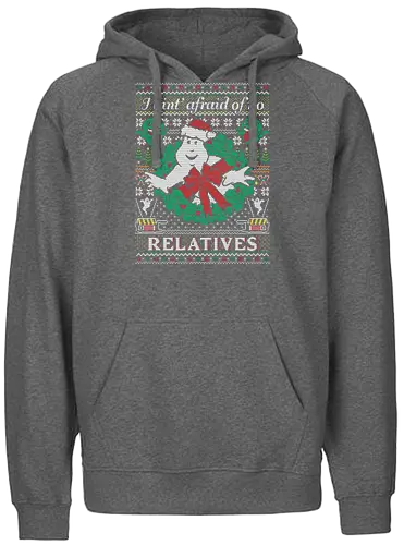 I ain't afraid of no relatives - ghost, busters, movie, film, classic, weihnachten, christmas, Ugly christmas swter - Fairtrade Hoodie