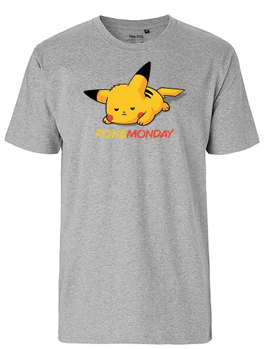 Pocketday - mondays, montag, monster, cute, work sucks, work, i know, gaming, mon, pik - Fairtrade T-Shirt