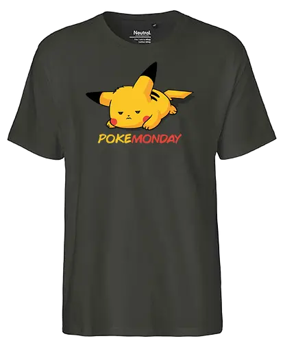 Pocketday - mondays, montag, monster, cute, work sucks, work, i know, gaming, mon, pik - Fairtrade T-Shirt