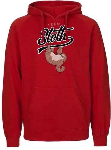 Team Sloth - sloth, faultier, cute, team - Fairtrade Hoodie
