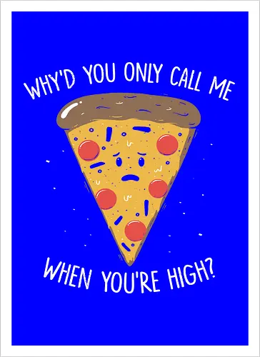 Why'd you only call me when you're high?