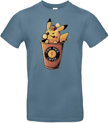 Detectives Coffee - detective, mouse, electric, elektro, pocket, monster, coffee, kaffee, to go - Standard T-Shirt