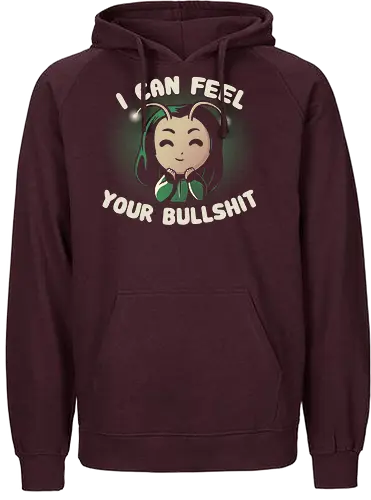 I can feel your Bullshit - filme, superhelden, empathie, comic, fun - Fairtrade Hoodie