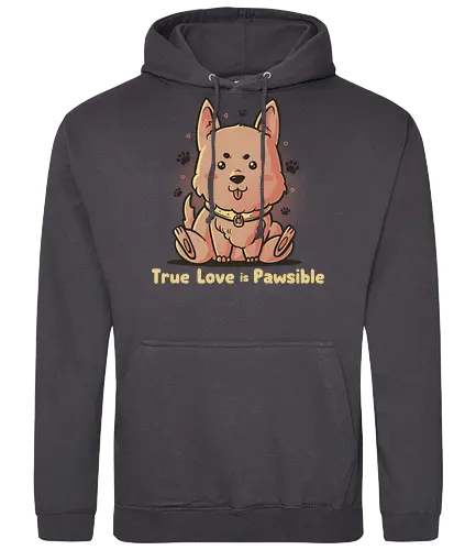 True Love is Pawsible - hund, dog, doggo, love, haustier, liebe - Standard Hoodie