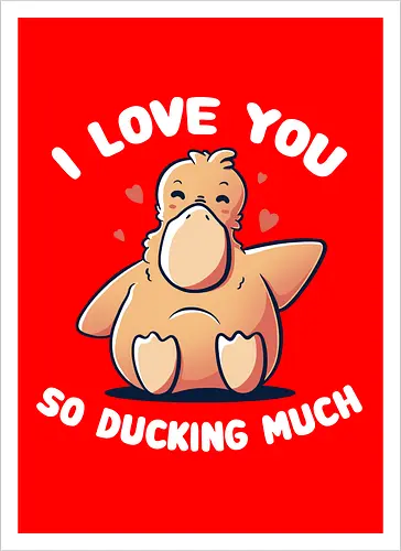 I love you so ducking much
