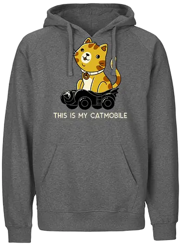 Catmobile - Catmobile, cat, katze, mashup, pun, mobile, fun - Fairtrade Hoodie
