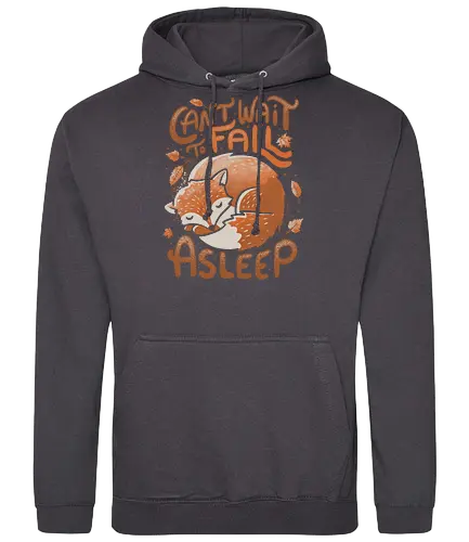 Can’t Wait to Fall Asleep - fall, herbst, Asleep, Winterschlaf, fuchs, cute, niedlich, fox - Standard Hoodie
