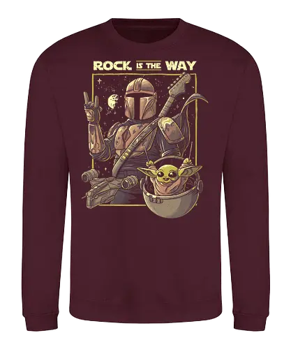 Rock is the Way - tv, series, scifi, kid, the kid, Mando, The way, rock - Sweatshirt