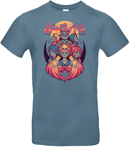 Sailor Soldiers - sailor, moon, soldier, anime, eternal, usagi, bunny - Standard T-Shirt