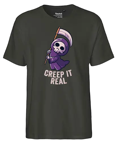 Creep It Real - halloween, death, Real - Fairtrade T-Shirt