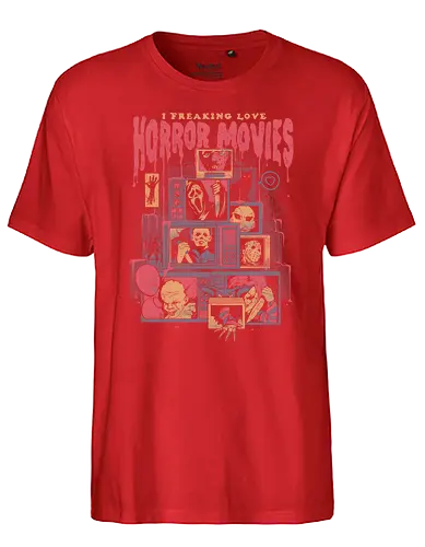 Horror Movies - movie, horror, movies, filme, classic horror - Fairtrade T-Shirt