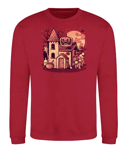 Spooky House - spooky, Spoopy, halloween, cute, süß, pumpkin, Trick or treat - Sweatshirt