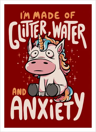 Glitter Water and Anxiety