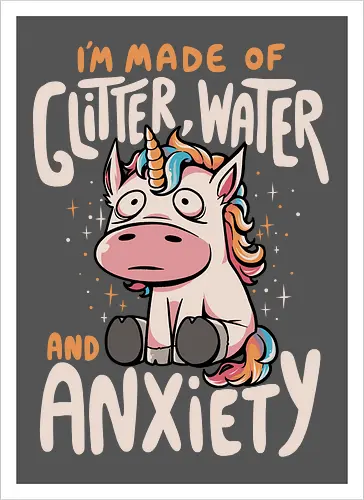 Glitter Water and Anxiety