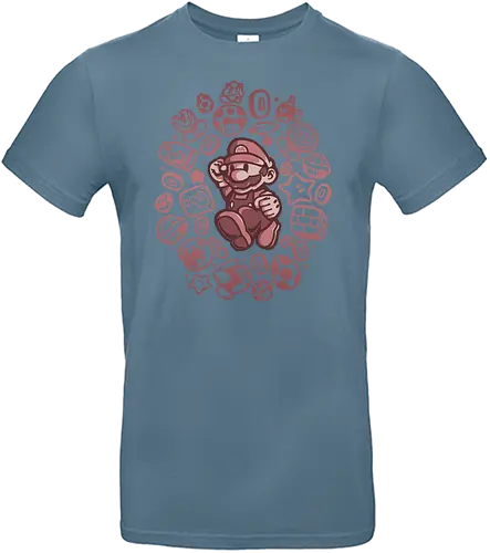 Plumber Boy - klempner, mario, gaming, classic games, jump'n'run, platformer - Standard T-Shirt