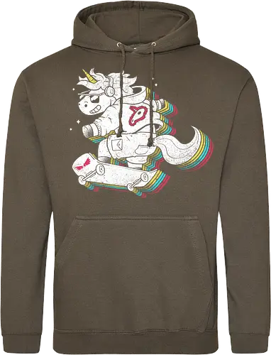 Rainbow Skate Unicorn