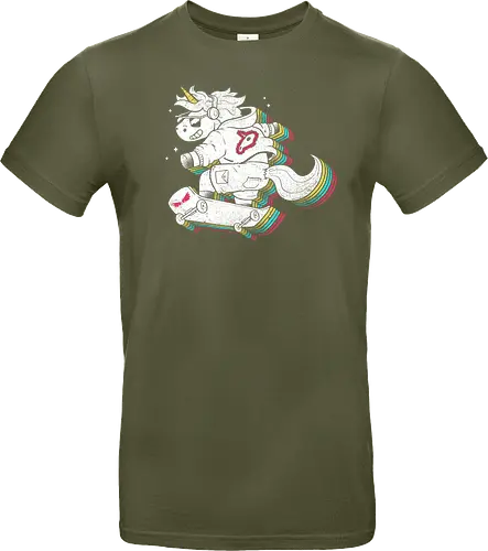 Rainbow Skate Unicorn