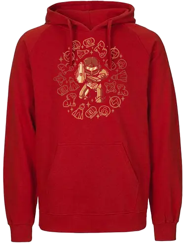 Hunter Girl - bounty hunter, gaming, Bounty Huntervania, drd - Fairtrade Hoodie