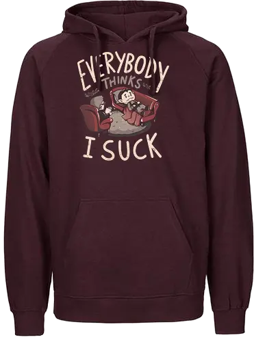 Everybody Thinks I Suck - vampir, Therapy, dracula - Fairtrade Hoodie
