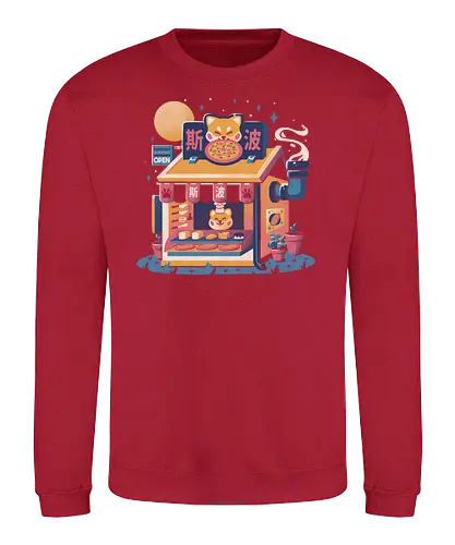 Shiba Hut - shiba, shiba inu, akita, cute, dog, hund, doggo - Sweatshirt