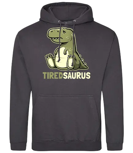 TirePen and Paperurus - dinosaurier, dino, müde, tired - Standard Hoodie