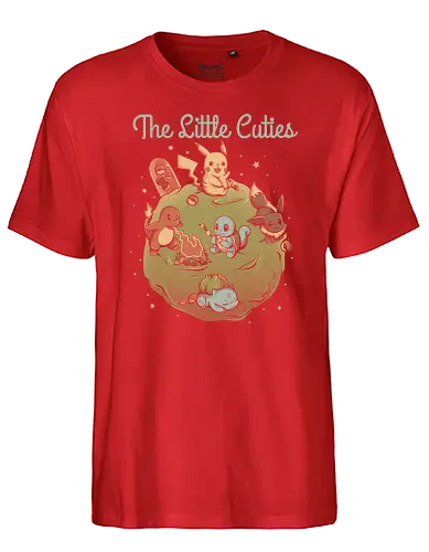 The Little Cuties - pocket, monster, mashup, Prince, starter - Fairtrade T-Shirt
