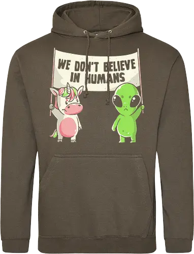 We Don't Believe in Humans